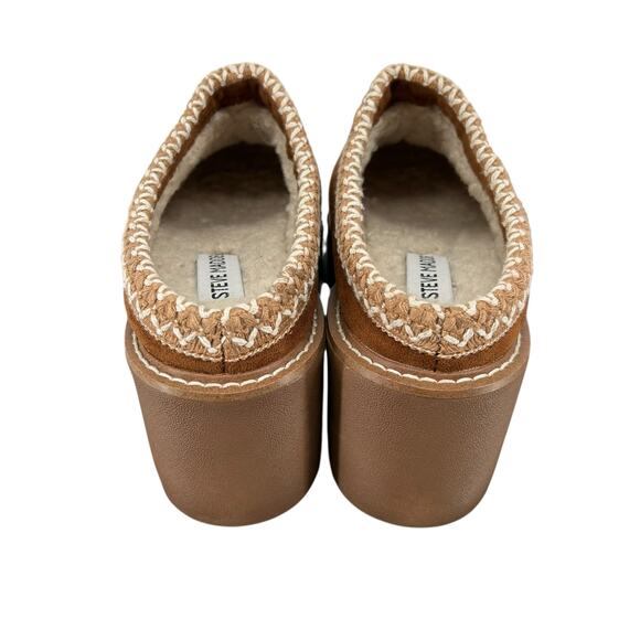 BRAND NEW NWT Women's Chestnut Brown Steve Madden Brixtin Slipper Clogs Sz 8M - Picture 4 of 8